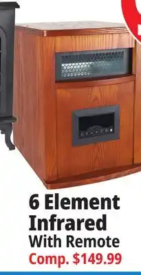 Ocean State Job Lot Lifesmart 6 Element Infrared Heaters offer