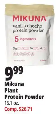 Ocean State Job Lot Mikuna Plant Protein Powder offer