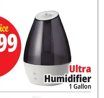 Ocean State Job Lot Comfort Zone Ultrasonic Humidifier with Dual Nozzles, 2.3 L offer