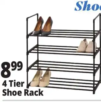 Ocean State Job Lot 4-Tier Shoe Rack offer
