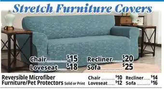 Ocean State Job Lot Stretch Furniture Covers offer