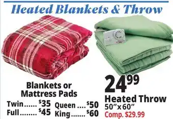 Ocean State Job Lot Heated Blankets & Throws offer