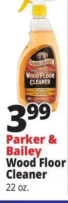 Ocean State Job Lot Parker & Bailey Advanced Formula Wood Floor Cleaner, 22 oz offer