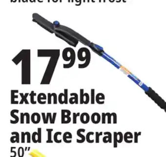 Ocean State Job Lot Extendable Snow Broom and Ice Scraper offer