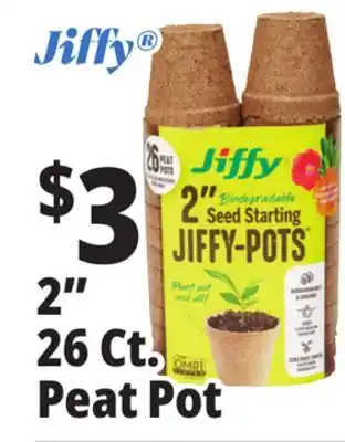 Ocean State Job Lot 2 Biodegradable Seed Starting Jiffy-Pots, 26-pots offer