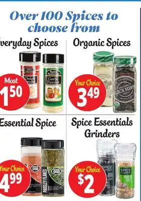 Ocean State Job Lot Spices offer