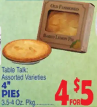 Bravo Supermarkets 4 PIES offer
