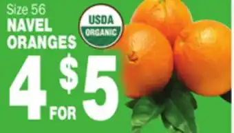 Bravo Supermarkets NAVEL ORANGES offer