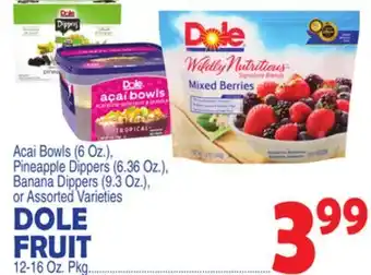 Bravo Supermarkets DOLE FRUIT 12-16 Oz. Pkg offer