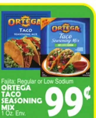 Bravo Supermarkets ORTEGA TACO SEASONING MIX offer