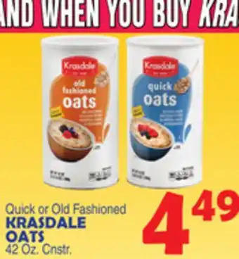 Bravo Supermarkets KRASDALE OATS offer