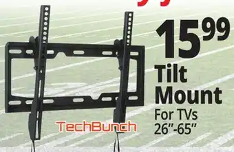 Ocean State Job Lot TechBunch Tilt Universal Wall Mount for Flat Panel TVs, 26 - 65 offer