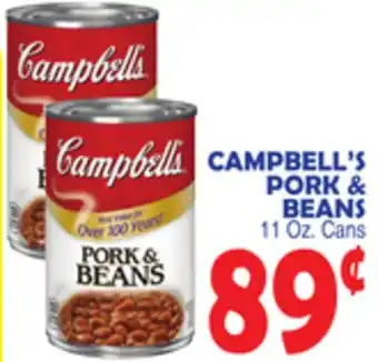 Bravo Supermarkets CAMPBELL'S PORK & BEANS offer