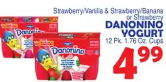 Bravo Supermarkets DANONINO YOGURT offer