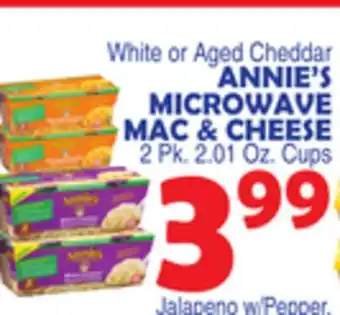 Bravo Supermarkets ANNIE'S MICROWAVE MAC & CHEESE offer