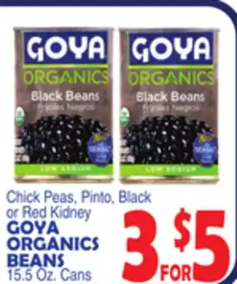 Bravo Supermarkets GOYA ORGANICS BEANS offer