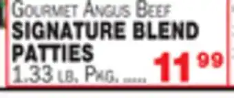 Bravo Supermarkets SIGNATURE BLEND PATTIES offer