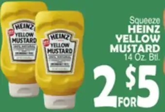 Bravo Supermarkets HEINZ YELLOW MUSTARD offer