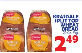 Bravo Supermarkets KRASDALE SPLIT TOP WHEAT BREAD offer