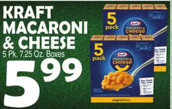Bravo Supermarkets KRAFT MACARONI & CHEESE offer