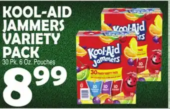 Bravo Supermarkets KOOL-AID JAMMERS VARIETY PACK offer