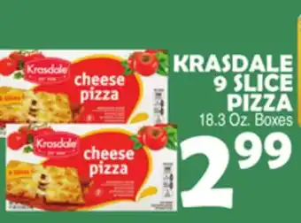 Bravo Supermarkets KRASDALE 9 SLICE PIZZA offer