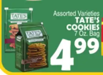 Bravo Supermarkets TATE'S COOKIES offer