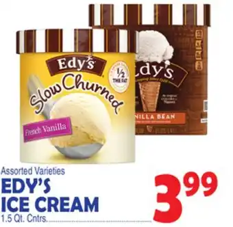 Bravo Supermarkets EDY'S ICE CREAM offer