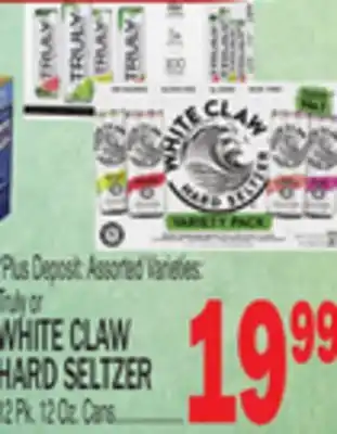 C Town WHITE CLAW HARD SELTZER offer