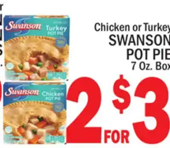 C Town SWANSON POT PIE offer