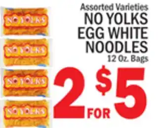 C Town NO YOLKS EGG WHITE NOODLES offer
