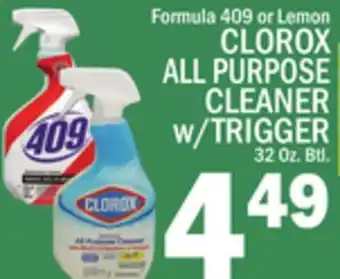 C Town CLOROX ALL PURPOSE CLEANER w/TRIGGER offer