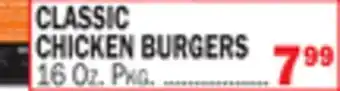 C Town CLASSIC CHICKEN BURGERS offer