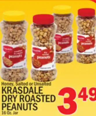 C Town KRASDALE DRY ROASTED PEANUTS offer