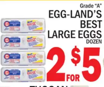C Town EGG-LAND'S BEST LARGE EGGS offer