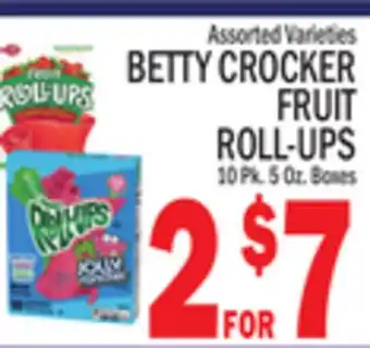 C Town BETTY CROCKER FRUIT ROLL-UPS offer