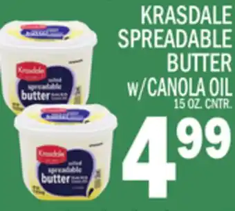C Town KRASDALE SPREADABLE BUTTER w/CANOLA OIL offer