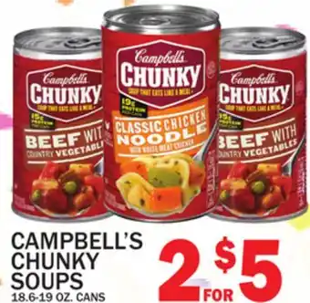 C Town CAMPBELL'S CHUNKY SOUPS offer