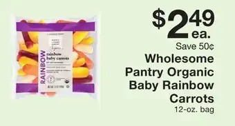 Fairway Store Market Wholesome Pantry Organic Baby Rainbow Carrots offer