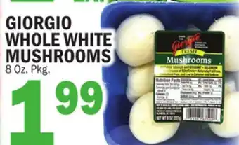 C Town GIORGIO WHOLE WHITE MUSHROOMS offer