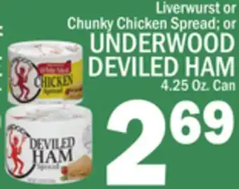 C Town UNDERWOOD DEVILED HAM offer