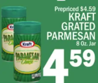 C Town KRAFT GRATED PARMESAN offer