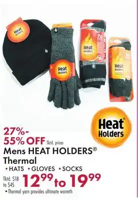 Boscov's Mens HEAT HOLDERS Thermal offer