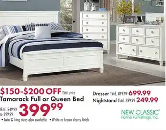 Boscov's Tamarack Full or Queen Bed offer