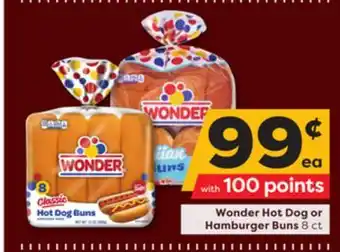 Weis Markets Wonder Hot Dog or Hamburger Buns offer