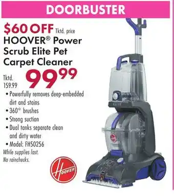 Boscov's HOOVER Power Scrub Elite Pet Carpet Cleaner offer