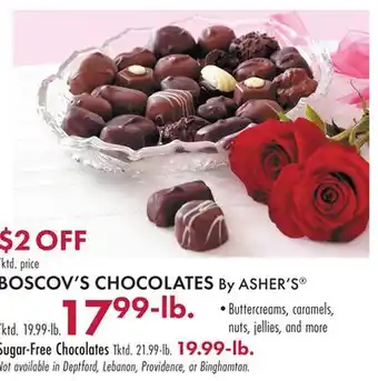 Boscov's BOSCOV'S CHOCOLATES By ASHER'S offer