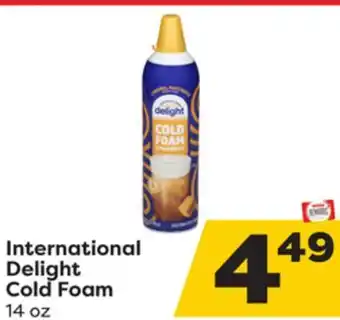 Weis Markets International Delight Cold Foam offer