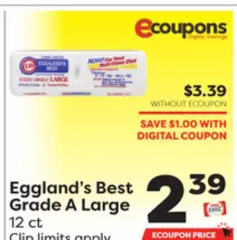Weis Markets Eggland's Best Grade A Large offer