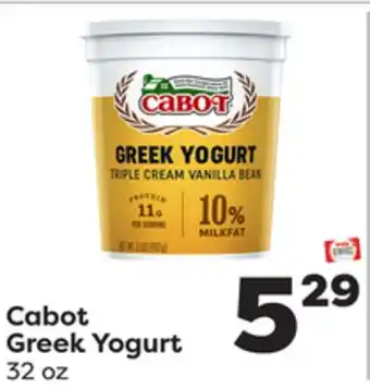 Weis Markets Cabot Greek Yogurt offer